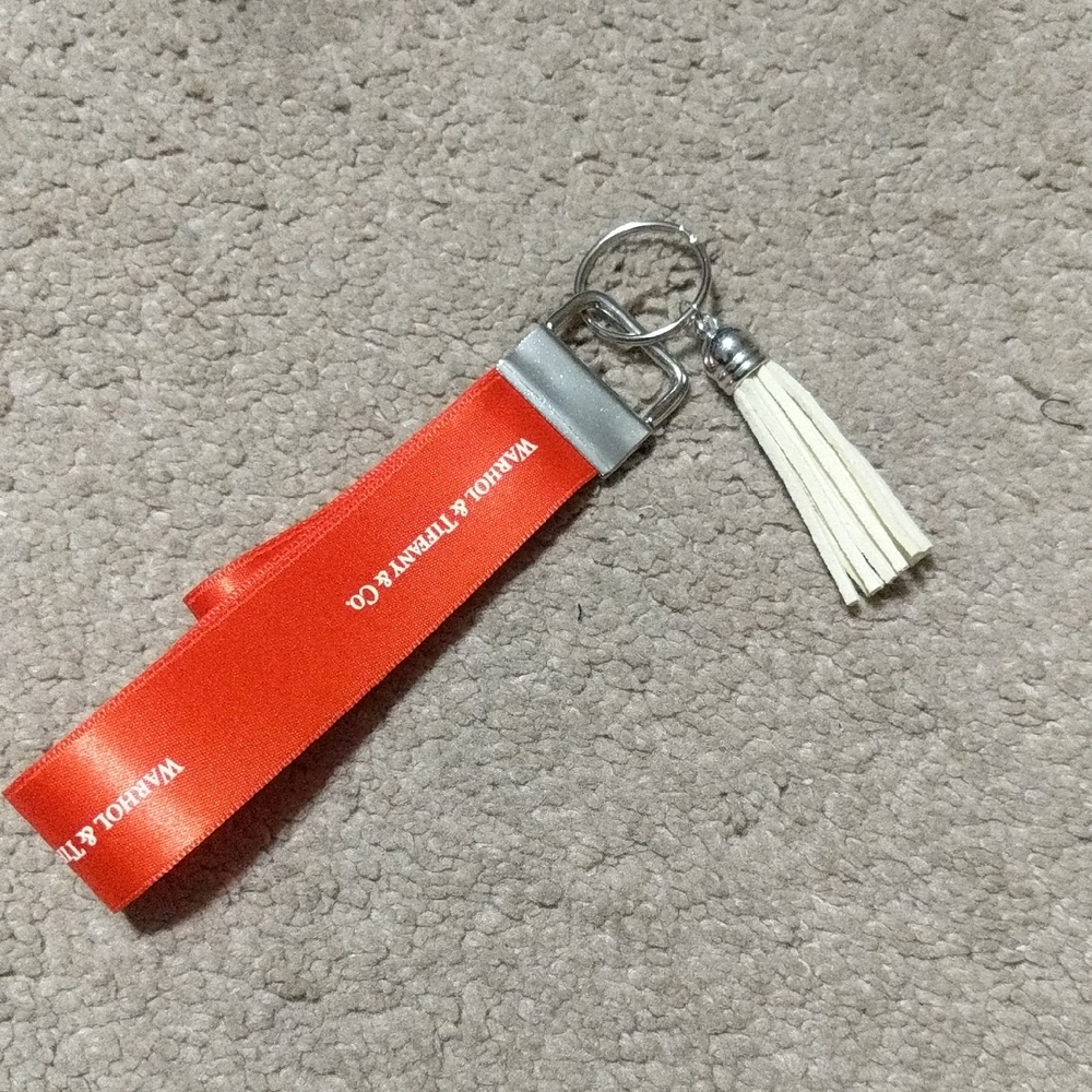 Tiffany & Co. Vibrant Orange Key Ring